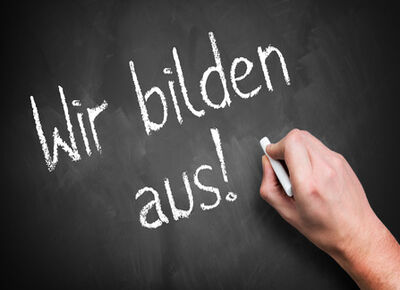 Wir bilden aus! Wir bilden aus!